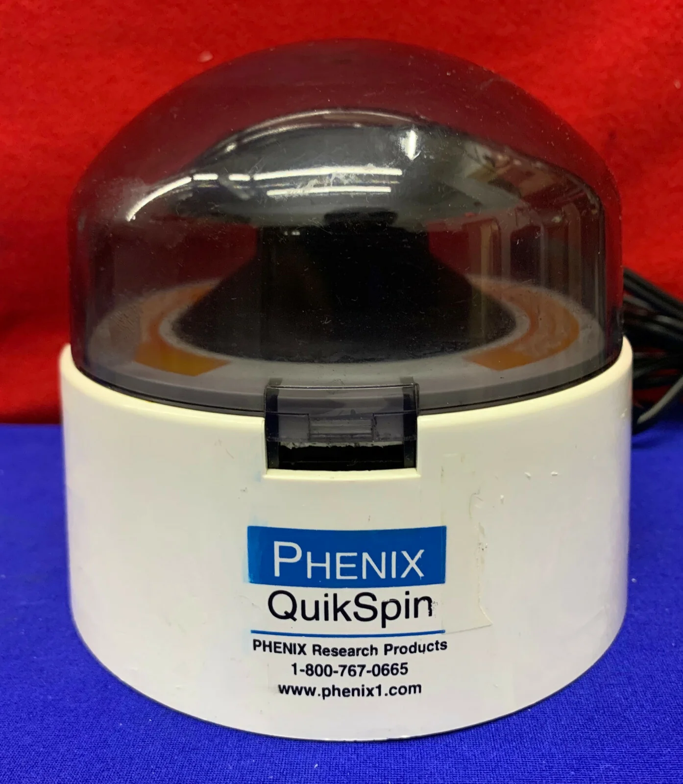 PHENIX RESEARCH PRODUCTS QUIKSPIN MICRO CENTRIFUGE MODEL SD 110VAC