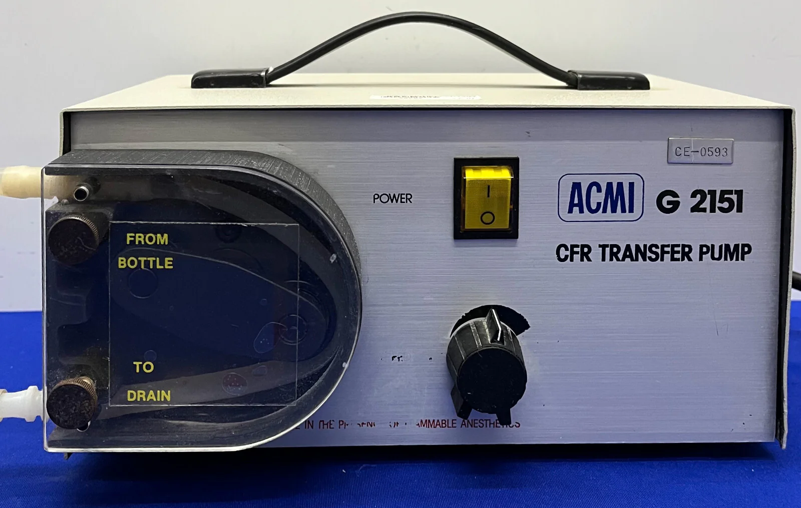 ACMI WAPPLER INT’L CFR TRANSFER PERISTALTIC PUMP G2151 – SEE PICTURES/VIDEO