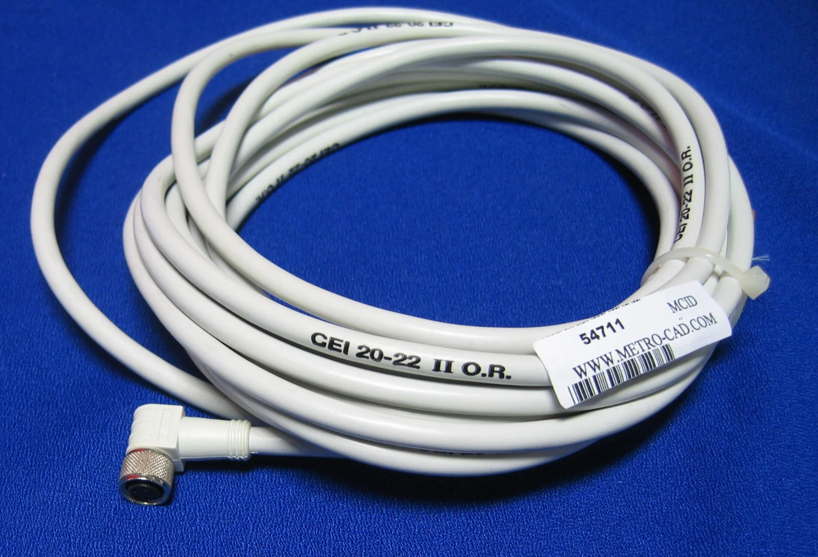 SMALLER MINI  90 DEGREE ELBOW,9′ LENGTH  CEI 20-22 II 0.R ELECTRIC CABLE