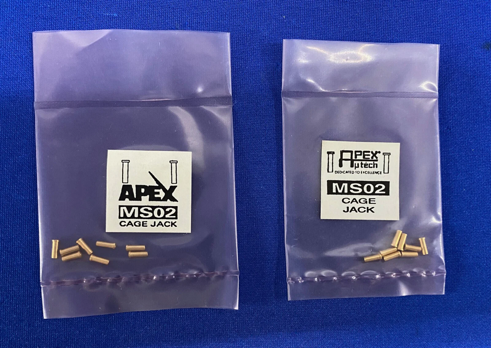 APEX MS02 CAGE JACK – 2 PKGS QTY 8 JACKS EACH