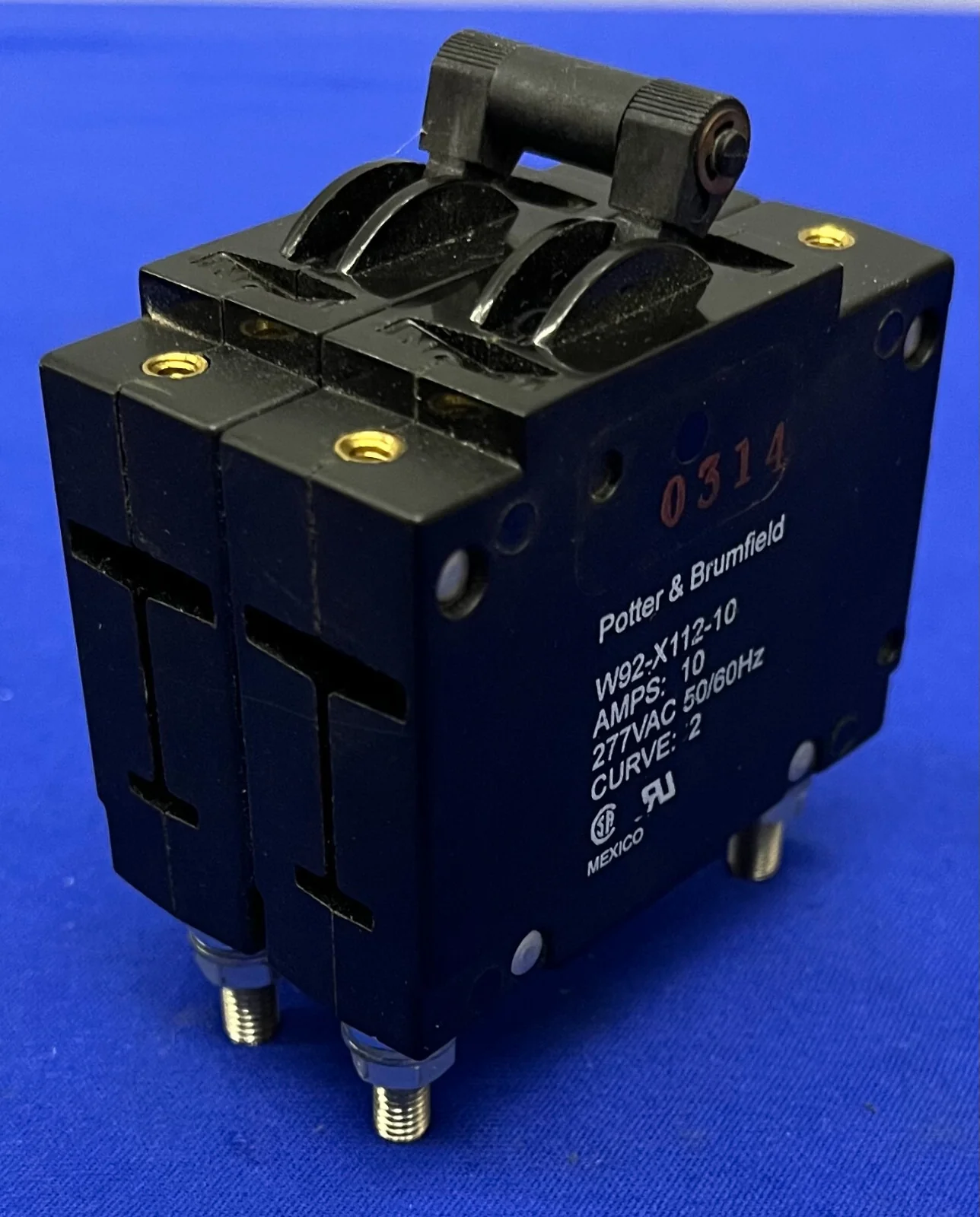 POTTER & BRUMFIELD W92-X112-10 CIRCUIT BREAKER AMPS 10 277VAC 50/60HZ