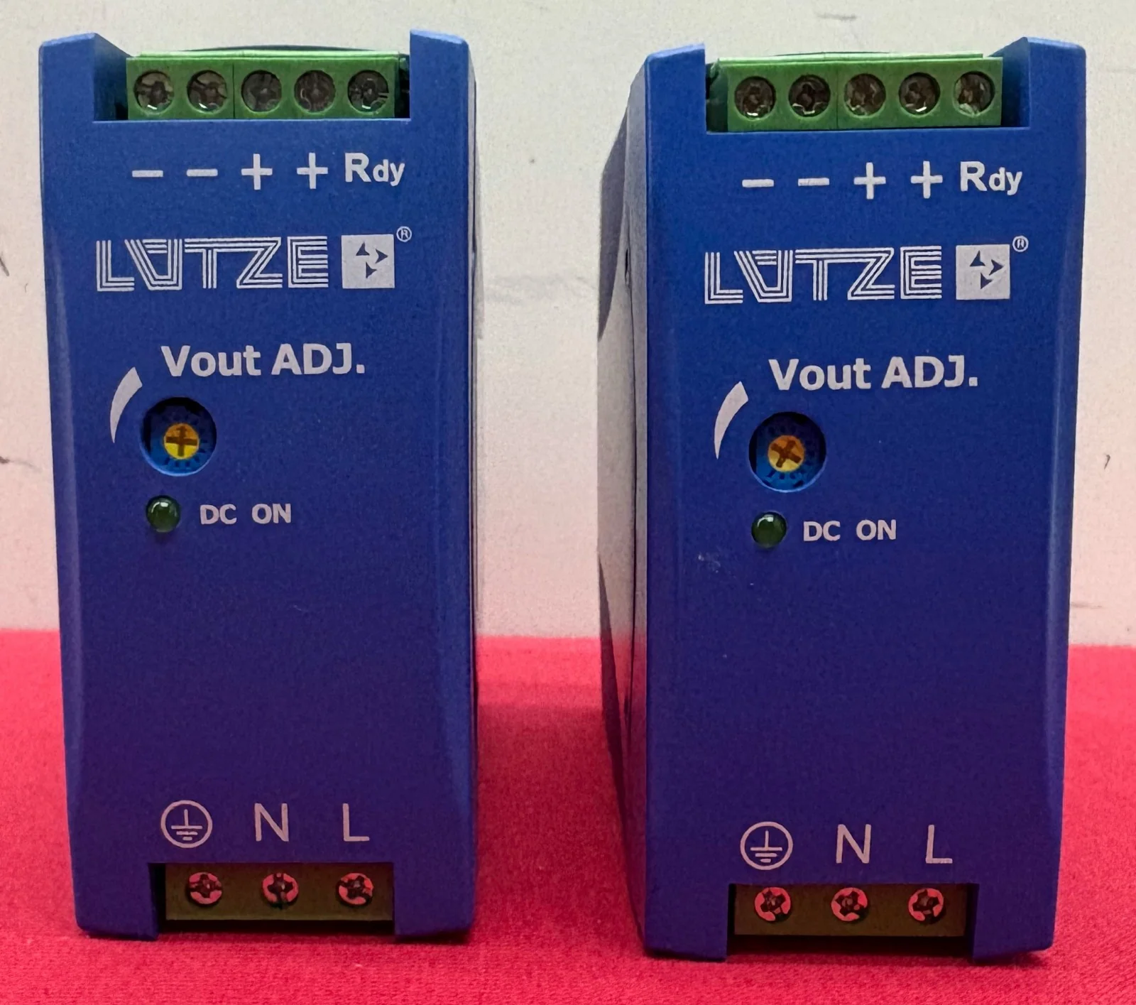LUTZE / Luetze POWER SUPPLY DRA30-24A / 722-753 24VDC 30W – 1 LOT QTY OF 2