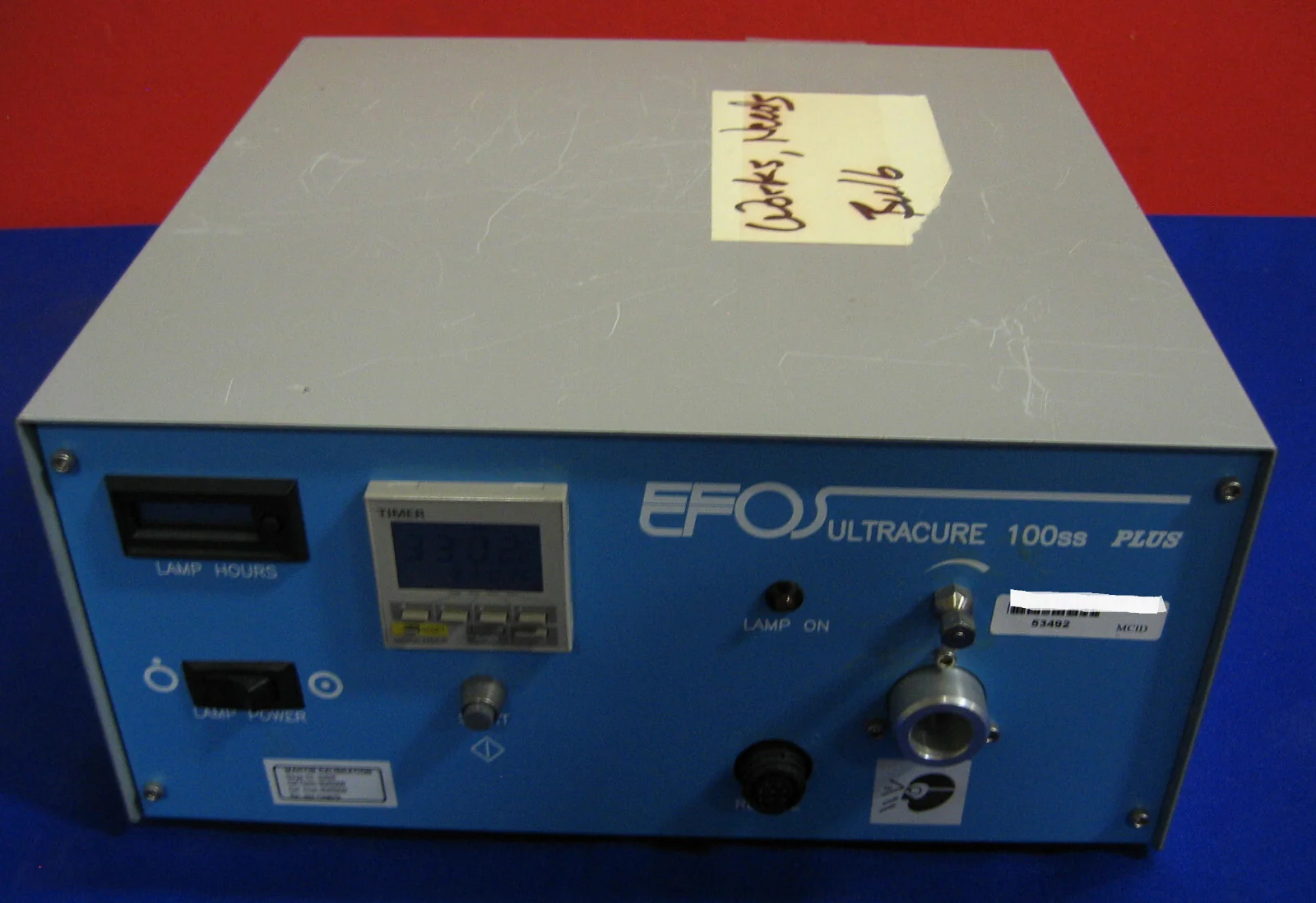 EFOS ULTRACURE 100SS PLUS P1011-A NO LAMP POWERS ON UNTESTED –  PART OR REPAIR
