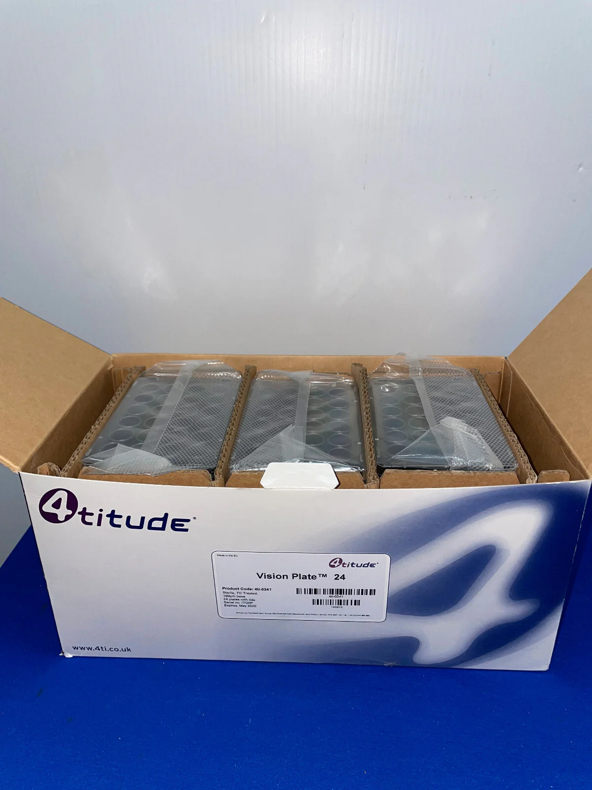 4TITUDE 4ti-0241 ® VISION PLATE™ 24 – 1 PACKAGE OF TOTAL OF 24 PLATES WITH LIDS