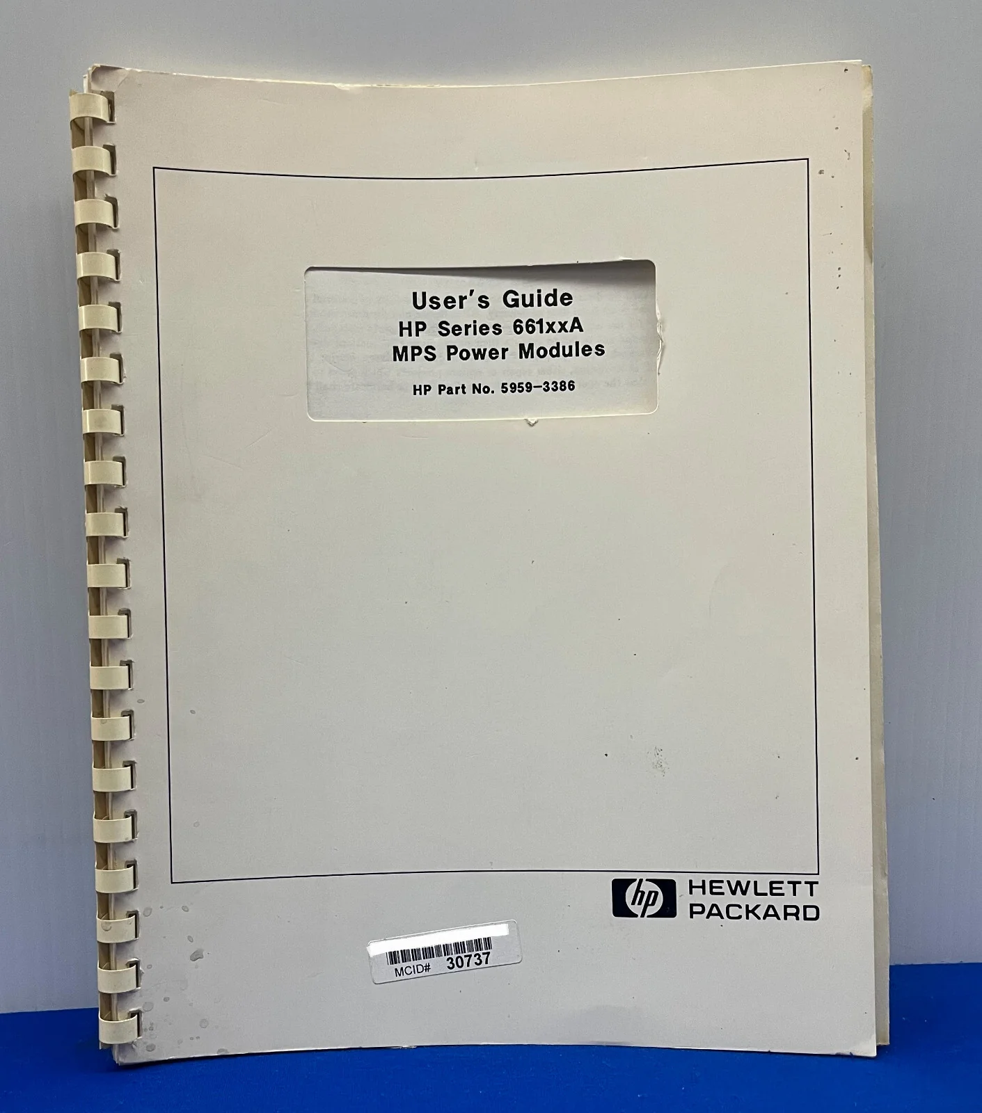 HP HEWLETT PACKARD 5959-3386 USER’S GUIDE FOR HP SERIES 661xxA MPS POWER MODULES