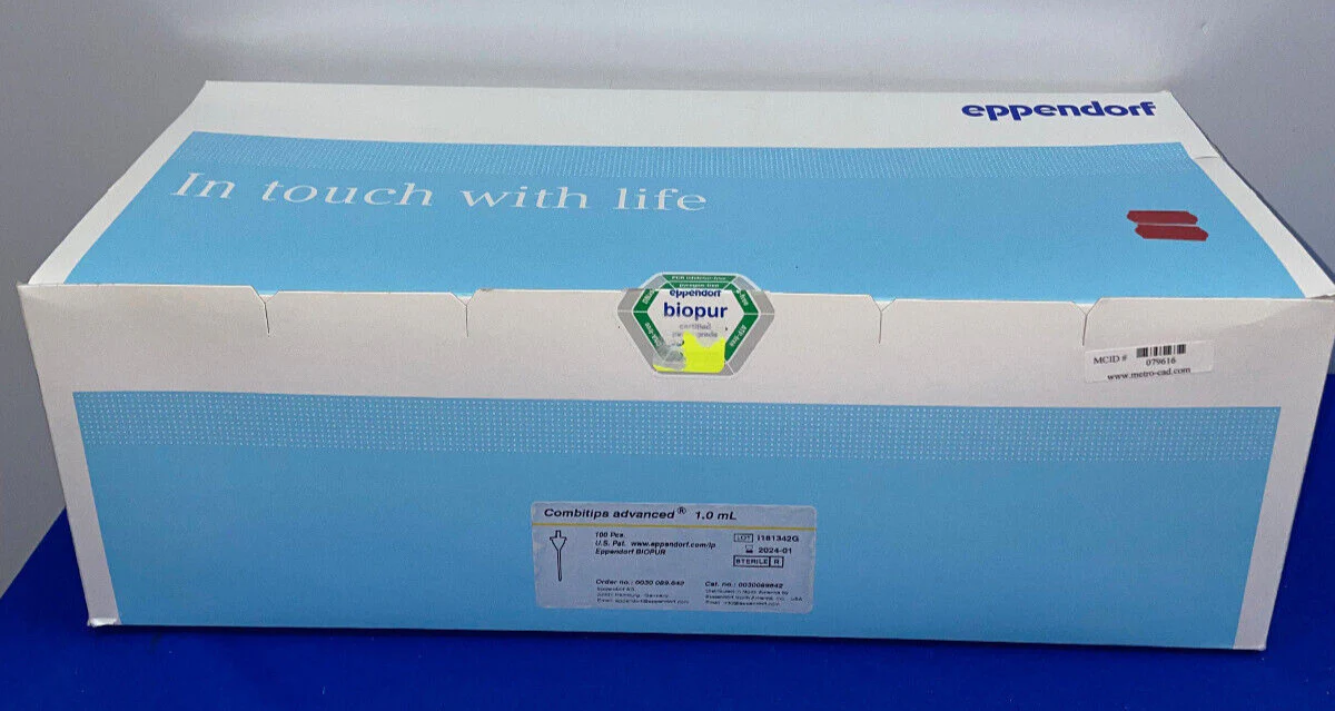 EPPENDORF 0030 089.642 / 0030089642 COMBITIPS ADVANCED 1.0mL – 1 PACKAGE 100 PCS