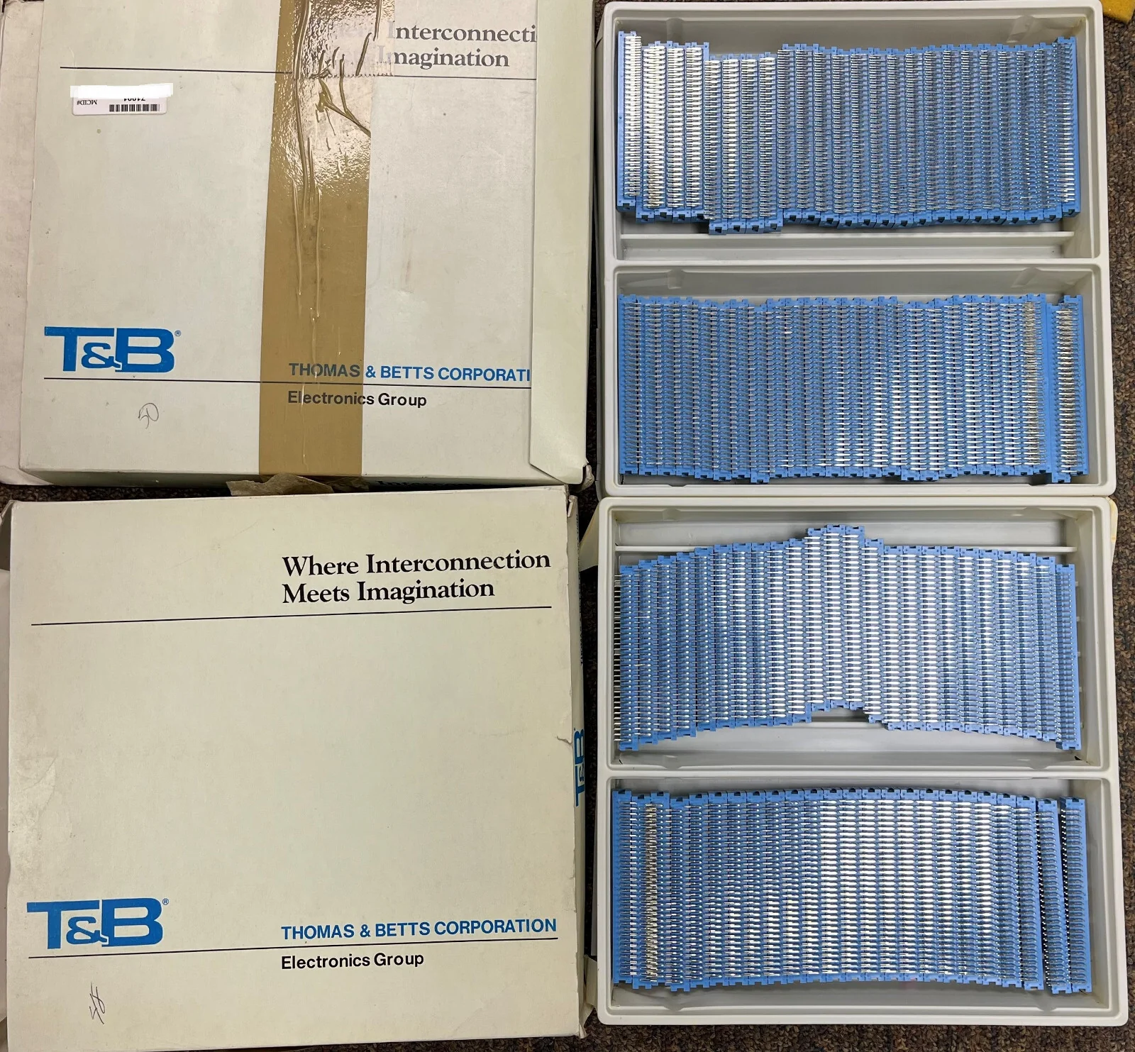 THOMAS & BETTS T&B® ANSLETY® CONNECTORS 609-6407 – 1 PKG QTY 50 & 1 PKG QTY 48
