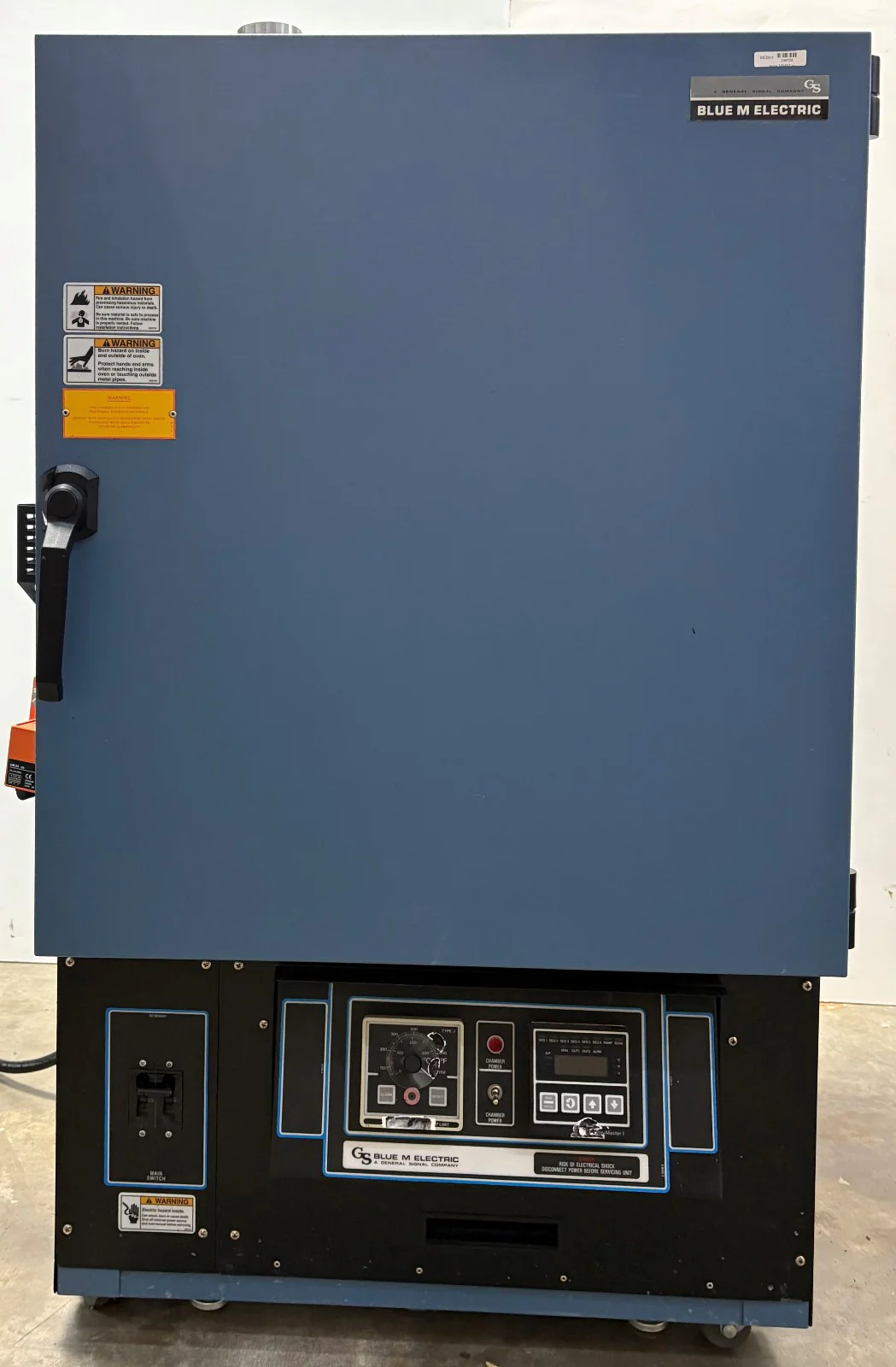 BLUE M ELECTRIC CONVENTIONAL FLOOR OVEN MECHANICAL CONVECTION CC-02-W-P-B 208V