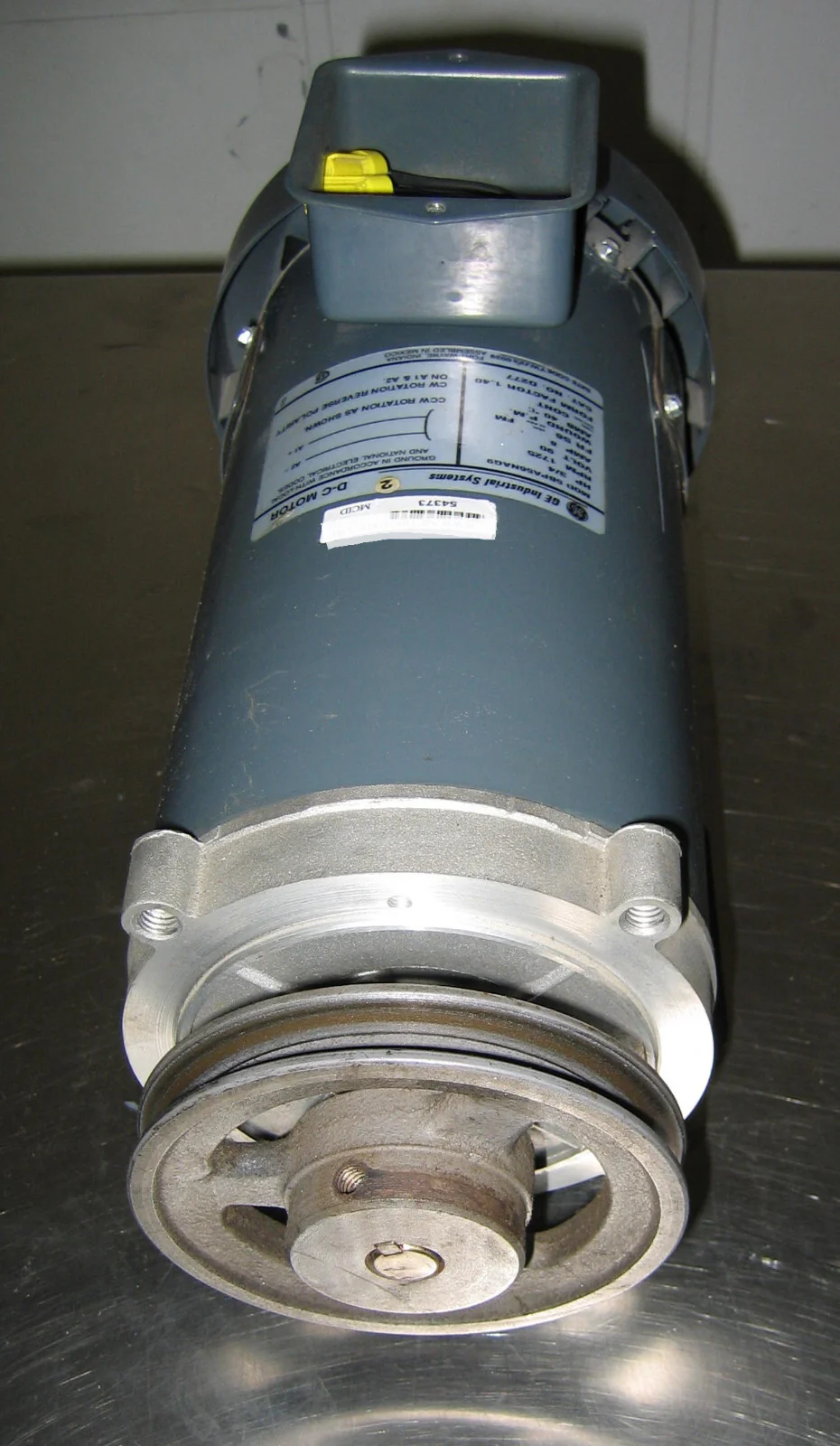 GE INDUSTRIAL SYSTEMS DC MOTOR 5BPA56NAG9 CAT # D277 3/4 HP – FOR PARTS/REPAIR