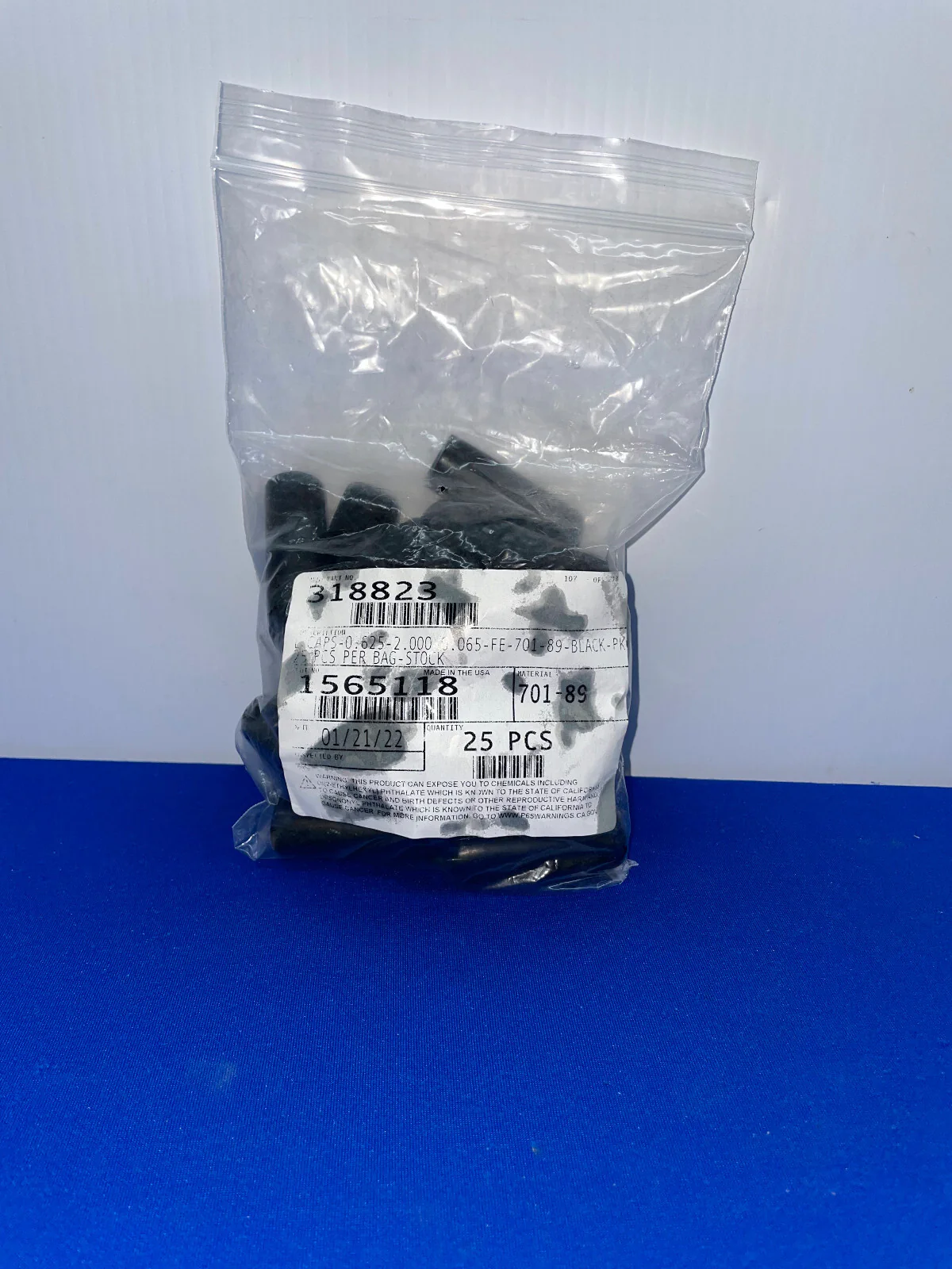 ROUND FLEXFIT GRIP CAPS, 0.625 ID X 2″ LONG