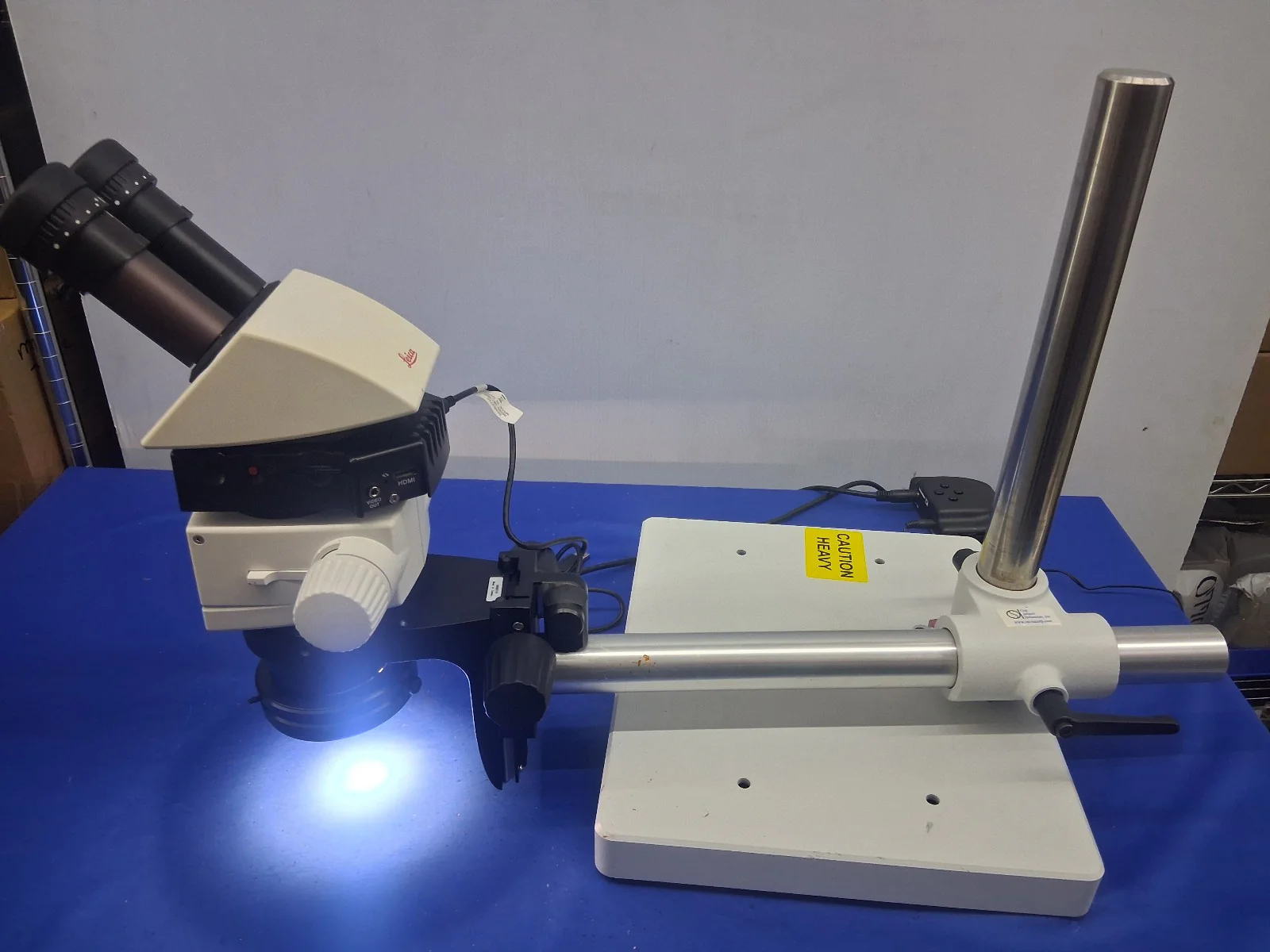 Leica M80 7.5-60 X Stereo Microscope IC80 HD Camera Archro 1.0X Lens Boom Stand