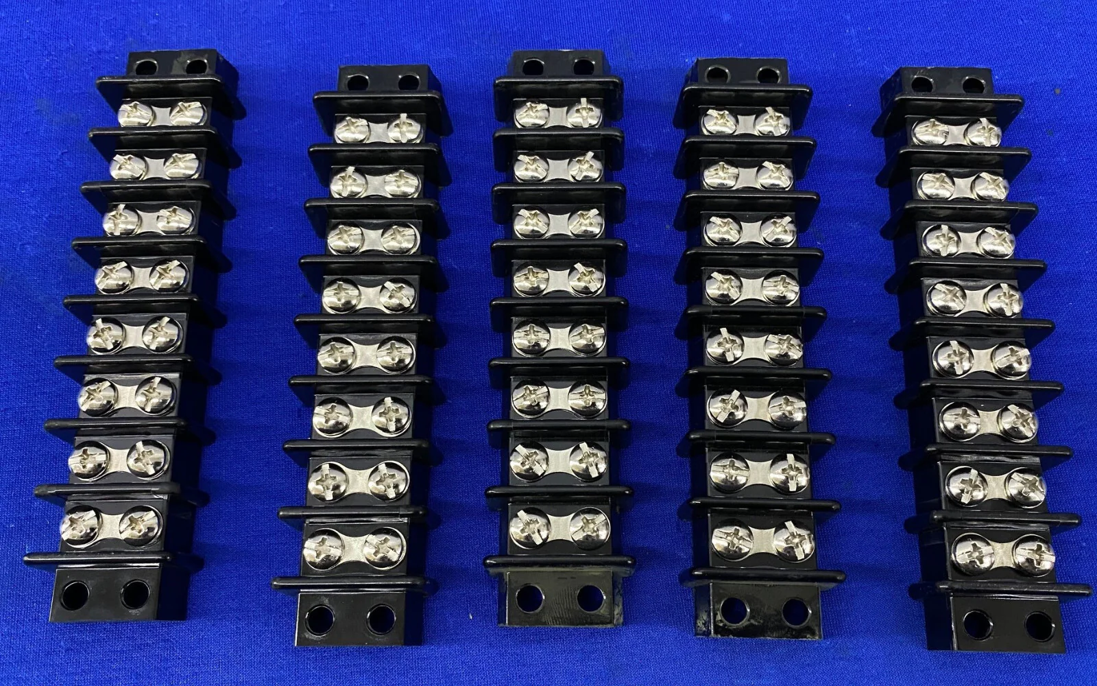 KULKA TERMINAL BLOCK CONNECTOR BARRIER STRIP/BLOCK 8 CIRCUITS – 1 LOT QTY 5