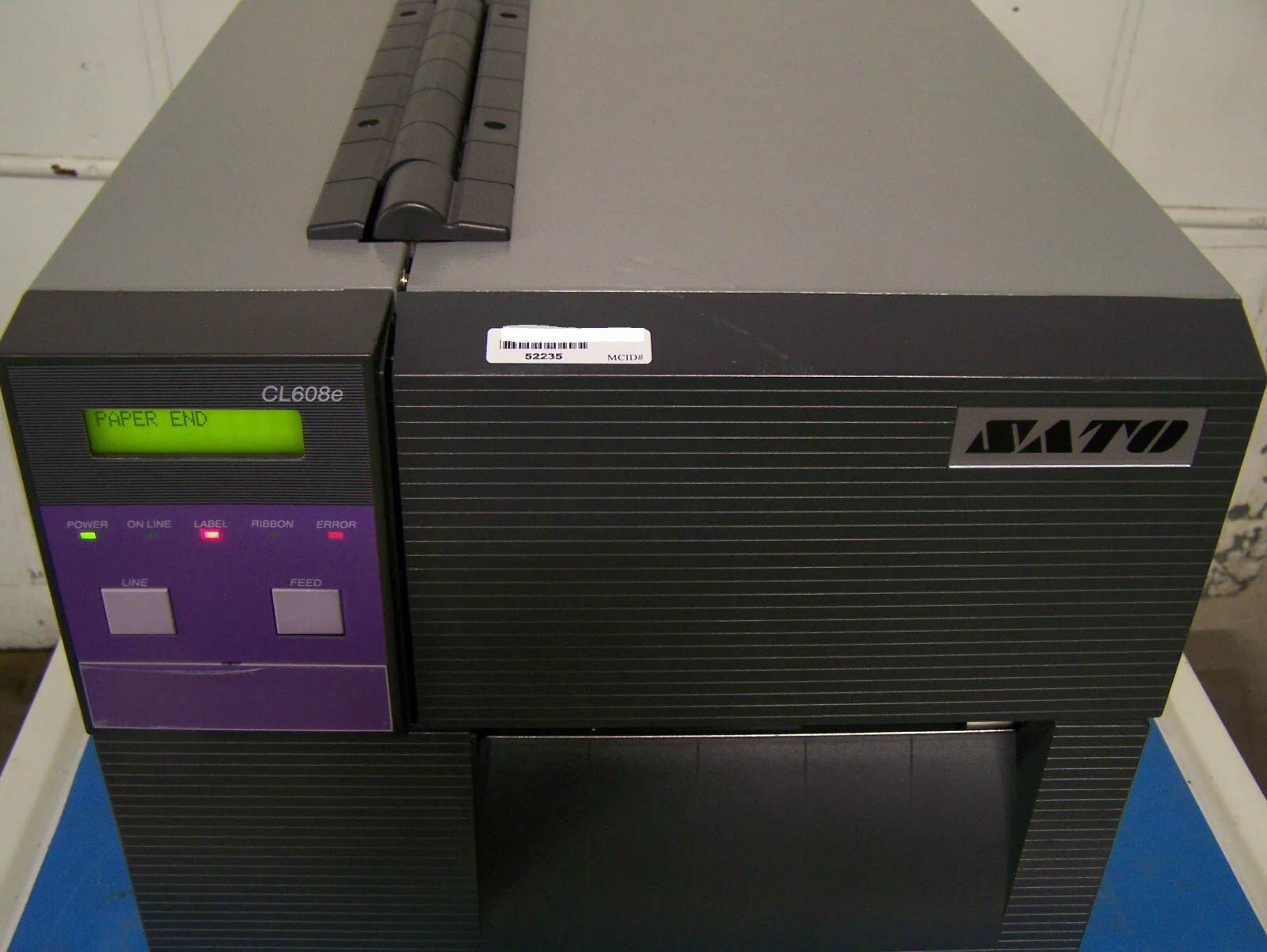 SATO CL608e BARCODE PRINTER – ITEM FOR PARTS/REPAIR