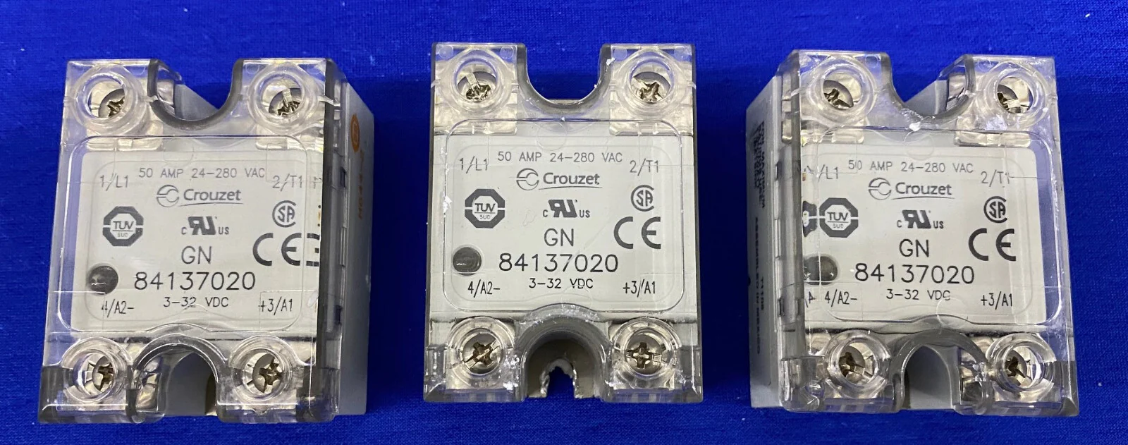 CROUZET GN 84137020 / GN84137020 SOLID STATE RELAY – 1 LOT QTY 3