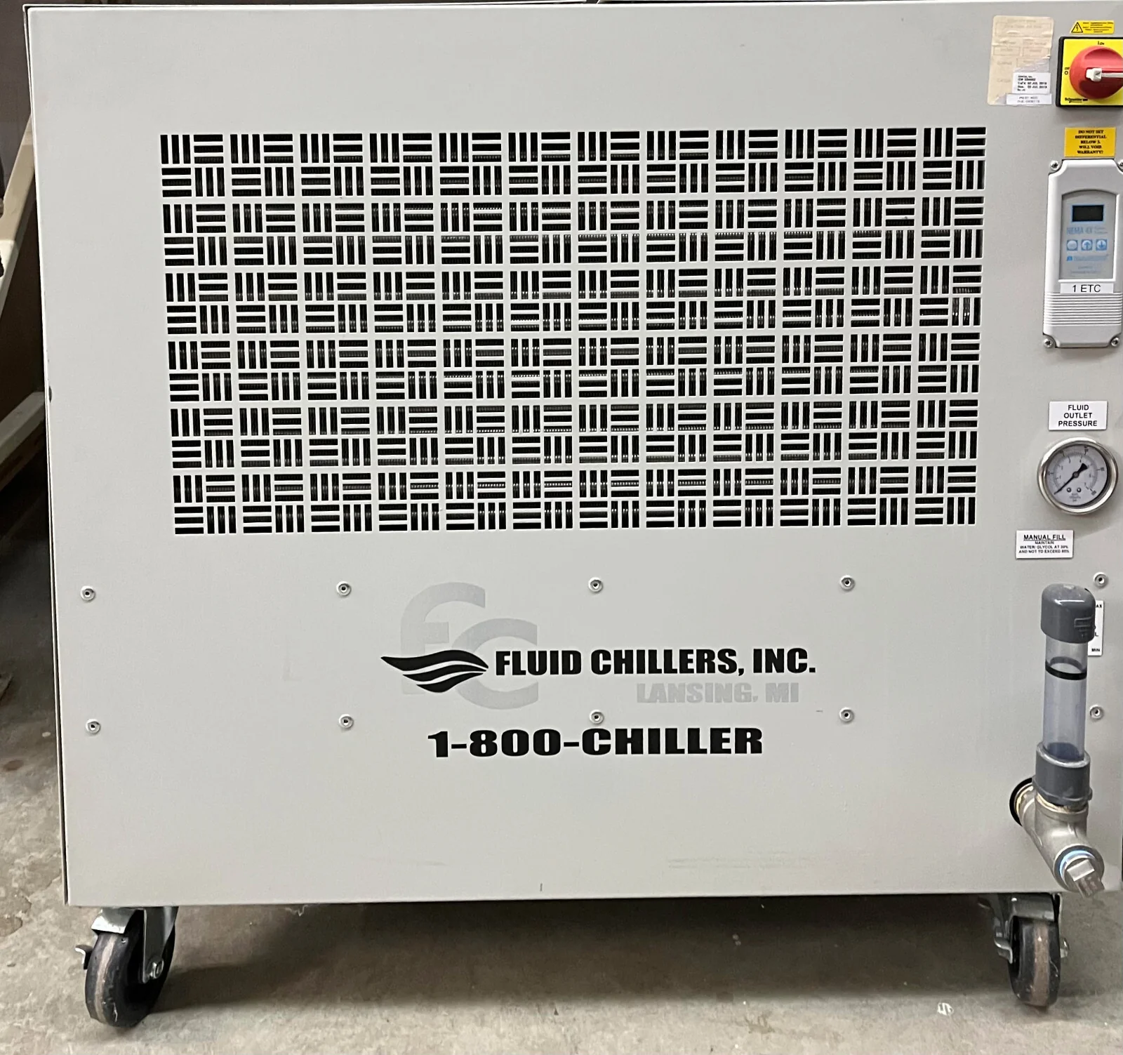 FLUID CHILLER AIR2000 PN 205585 230V – FOR PARTS/REPAIR