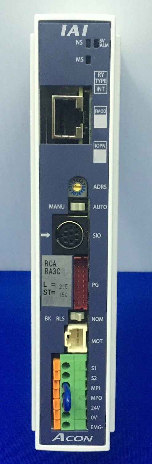 IAI ACON ACON-C-20SI-EP-0-0 CONTROLLER INPUT: DC24V 2.2A