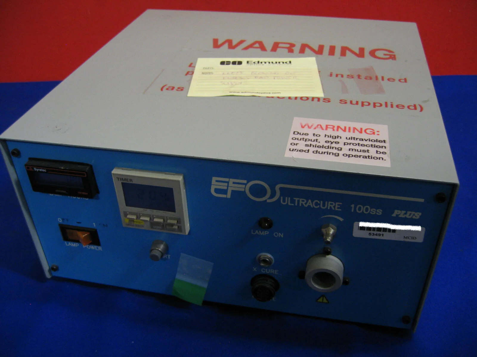 EFOS ULTRACURE 100SS PLUS NO LAMP BAD POWER SUPPLY UNTESTED –  PARTS OR REPAIR