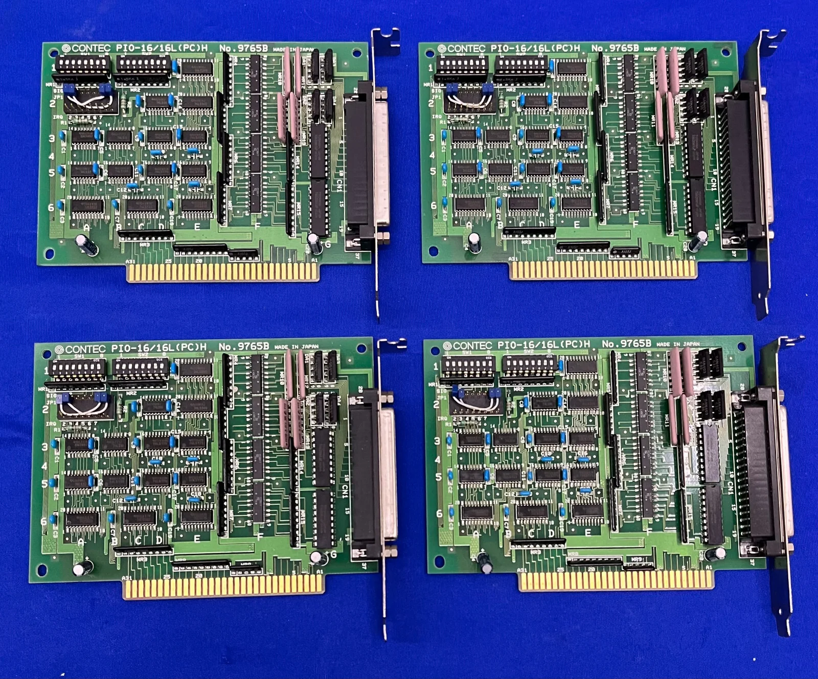 CONTEC PIO-16/16L (PC) H NO. 9765B ISOLATED DIGITAL I/O BOARD – 1 LOT QTY 4