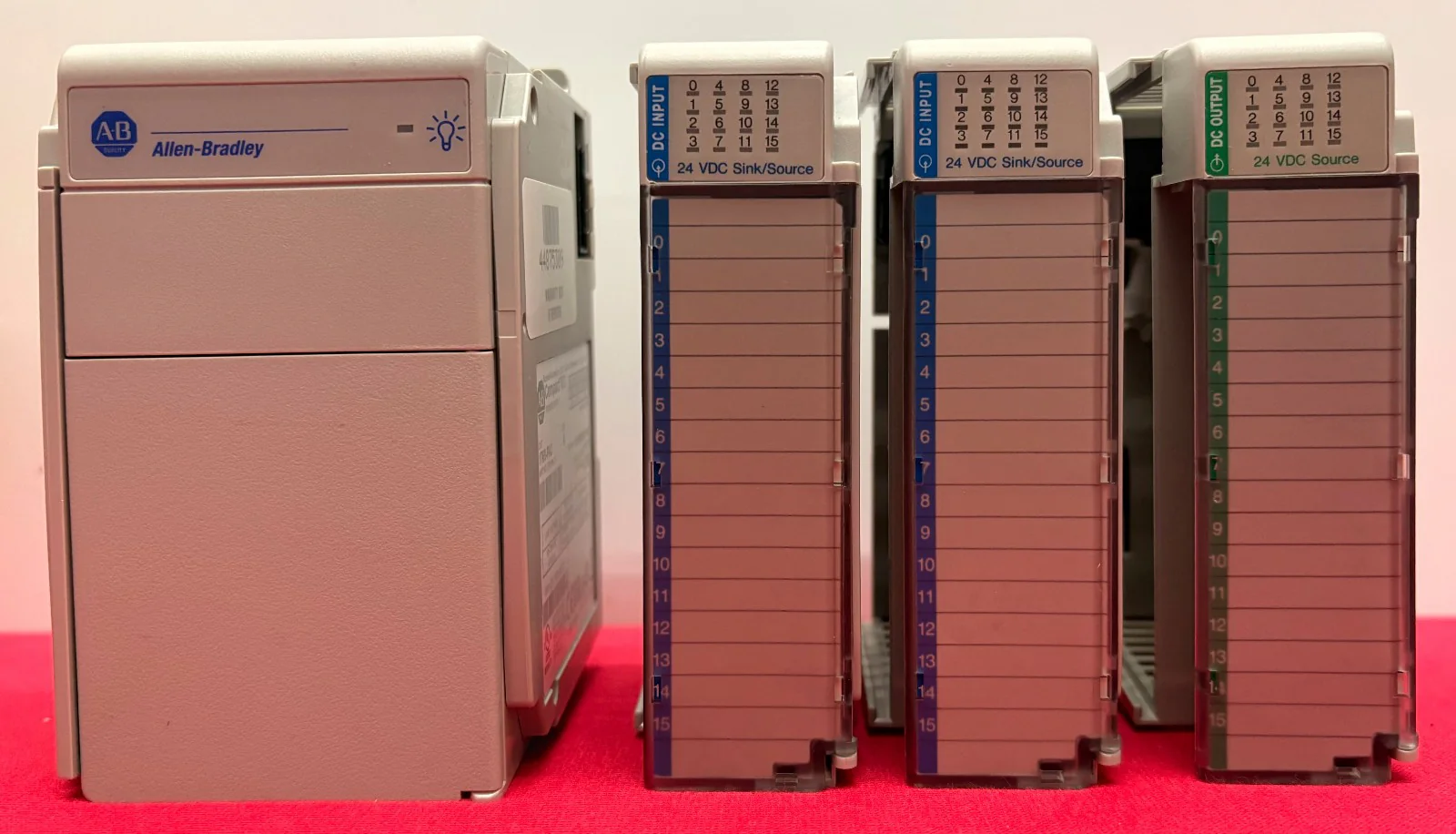 ALLEN BRADLEY 1769-ECL SERA,1769-PA2 SERA ,1769-OB16 SERB,QTY 2 – 1769-IQ16 SERA
