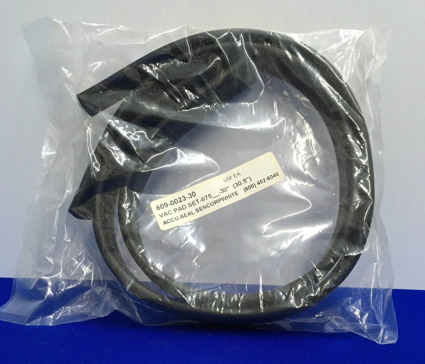ACCU-SEAL SENCORP WHITE 609-0023-30 VACUUM PAD ASSEMBLY SET 675-30″ (30.5″)