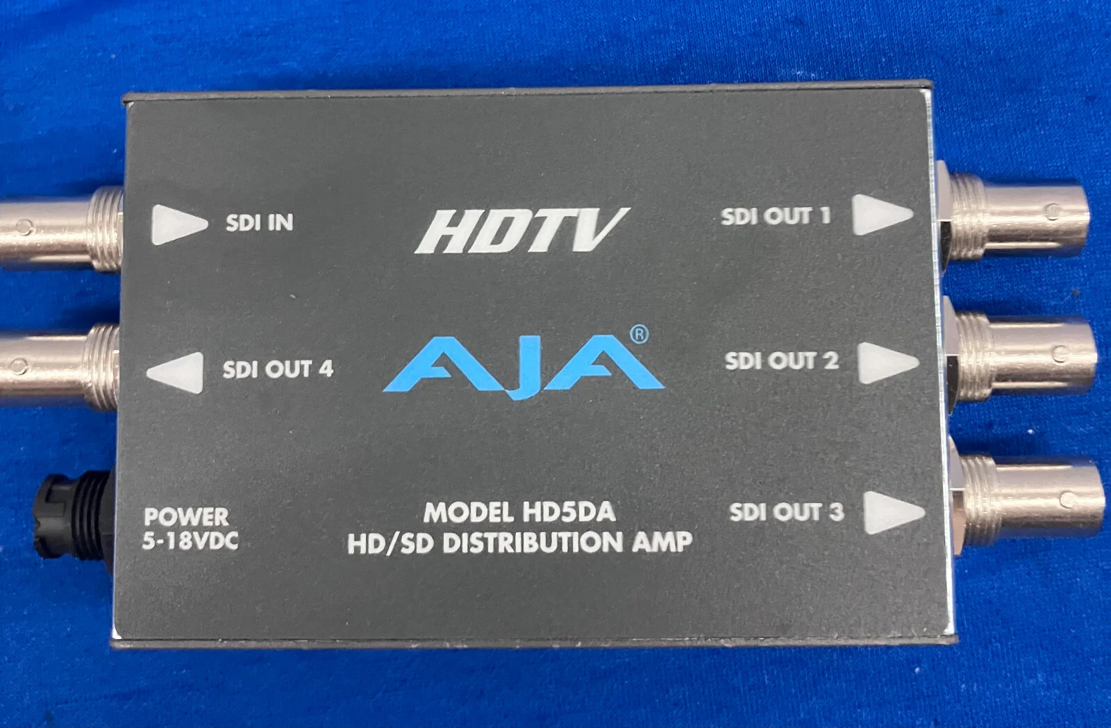 AJA HD5DA HD-SDI / SDI SERIAL DIGITAL DISTRIBUTION AMPLIFIER