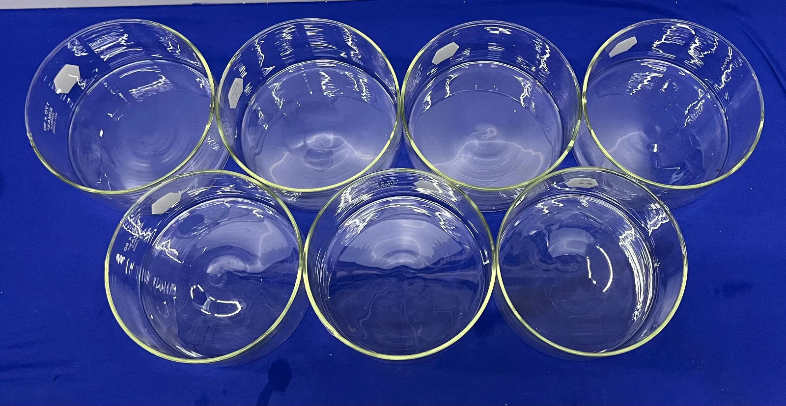 KIMAX®  KIMBLE 170x90mm CRYSTALLIZING DISH 23000 – 1 LOT QTY 7