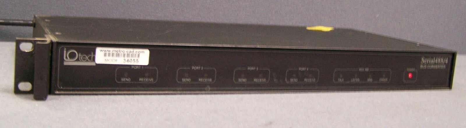 IO TECH SERIAL 488/4 BUS CONVERTER IEEE 488 SN 055734