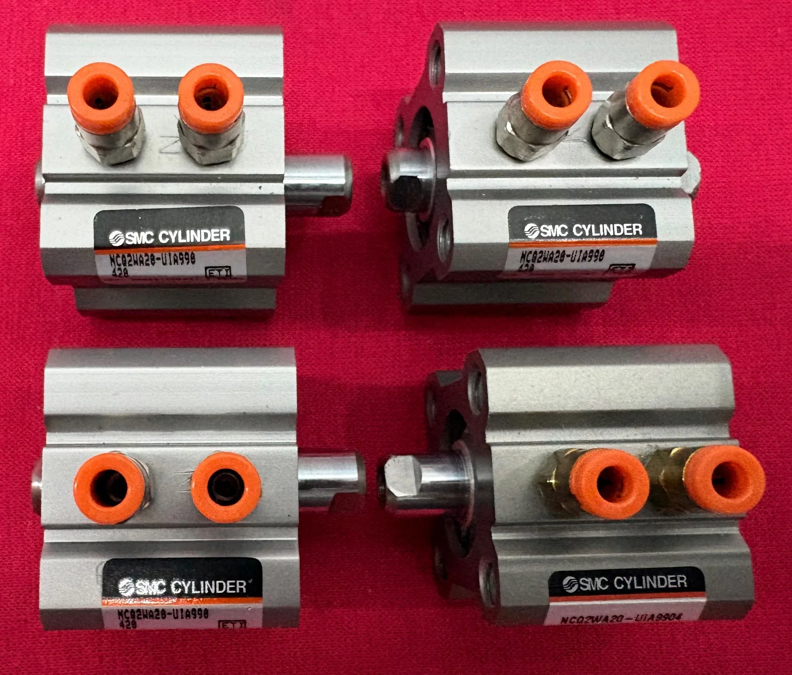 SMC NC2WA20-UIA9904 COMPACT PNEUMATIC CYLINDER SELLING AS ‘1 LOT’ – SEE PICTURES
