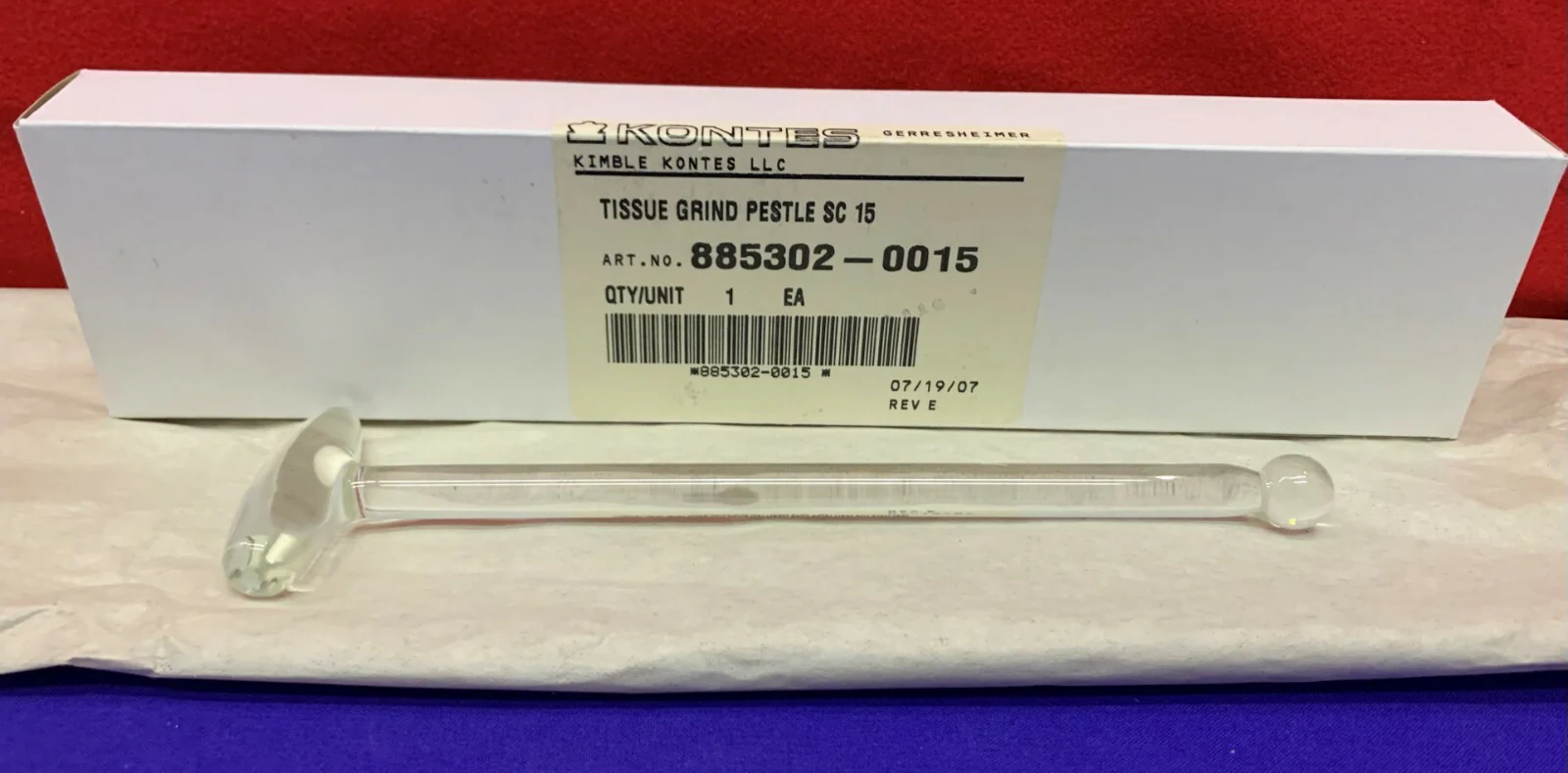 Kimble Kontes Tissue Grind Pestle SC 15 885302-0015