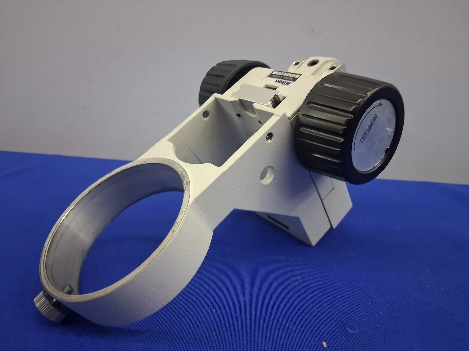 NIKON C-FMBN MICROSCOPE FOCUS MOUNT 76MM HOLDER E ARM MICROSCOPE HEAD HOLDER