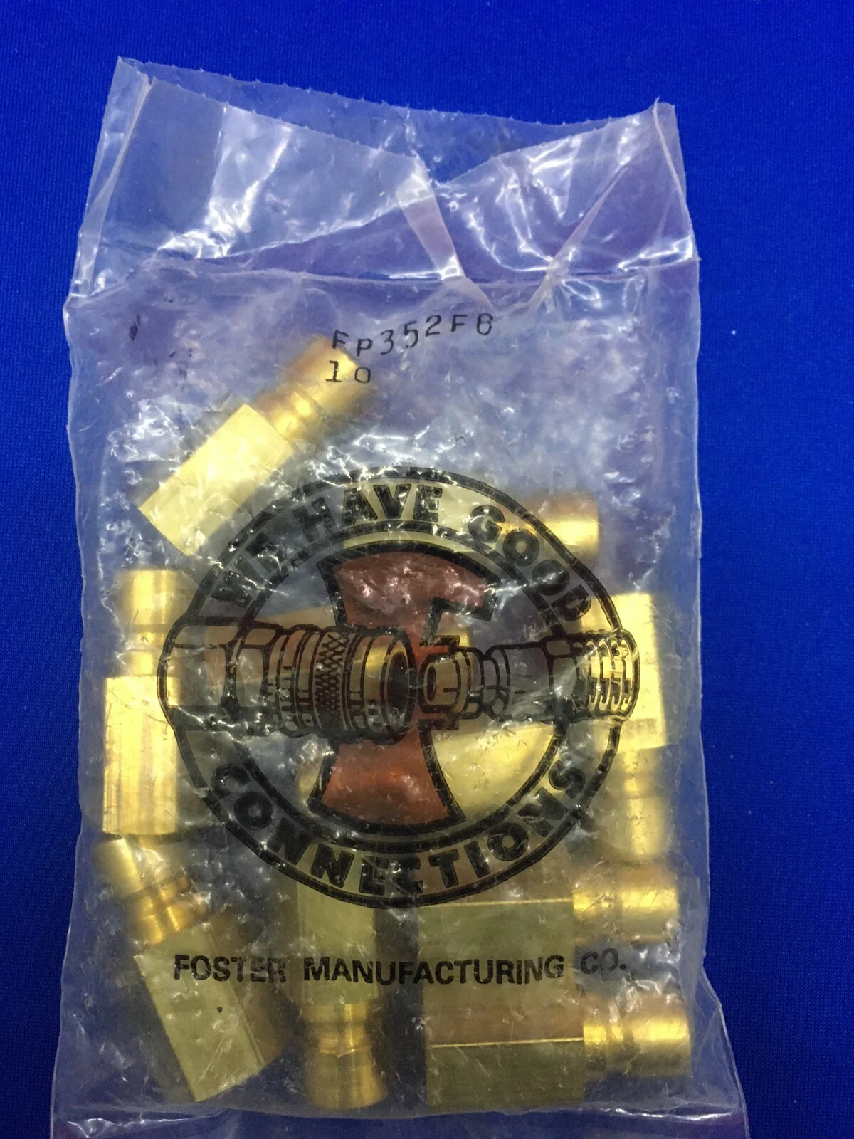 FOSTER FP352FB QUICK DISCONNECT PLUG 1/4″ FPT – FEMALE THREAD 3/8″ BODY BRASS
