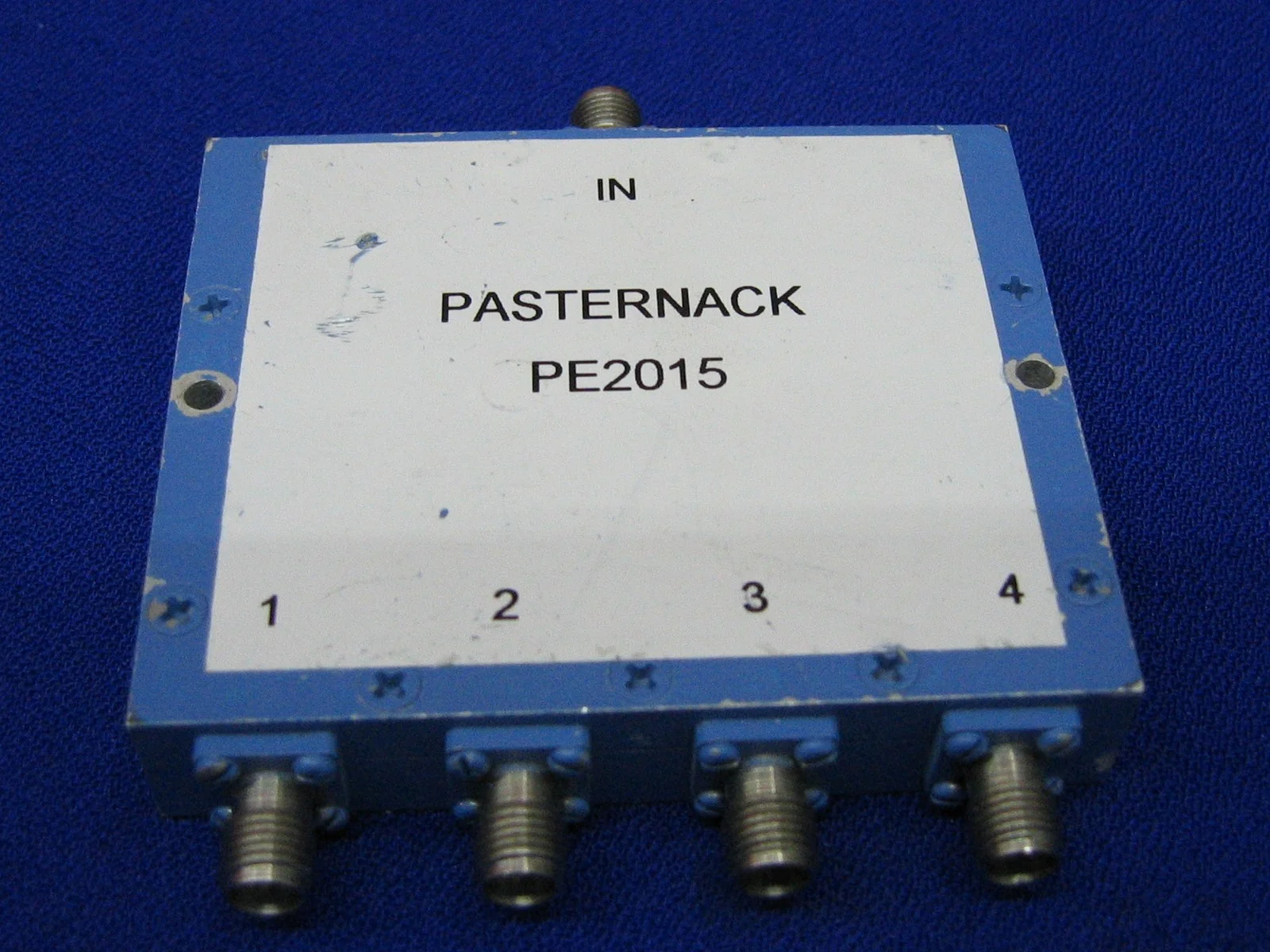 PASTERNACK PE2015 500hm 4 WAY SMA POWER DIVIDER FROM 2 GHz TO 4GHz