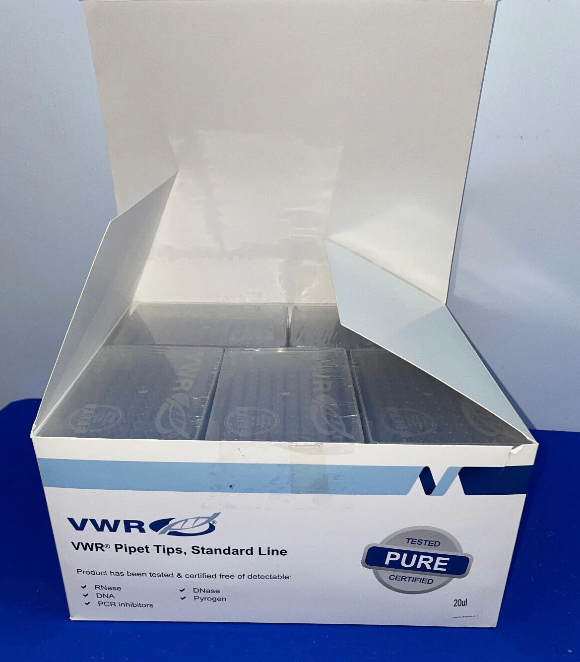 VWR 10017-064 Aerosol Barrier, Low Retention Pipet Tips, Standard Line 20µl