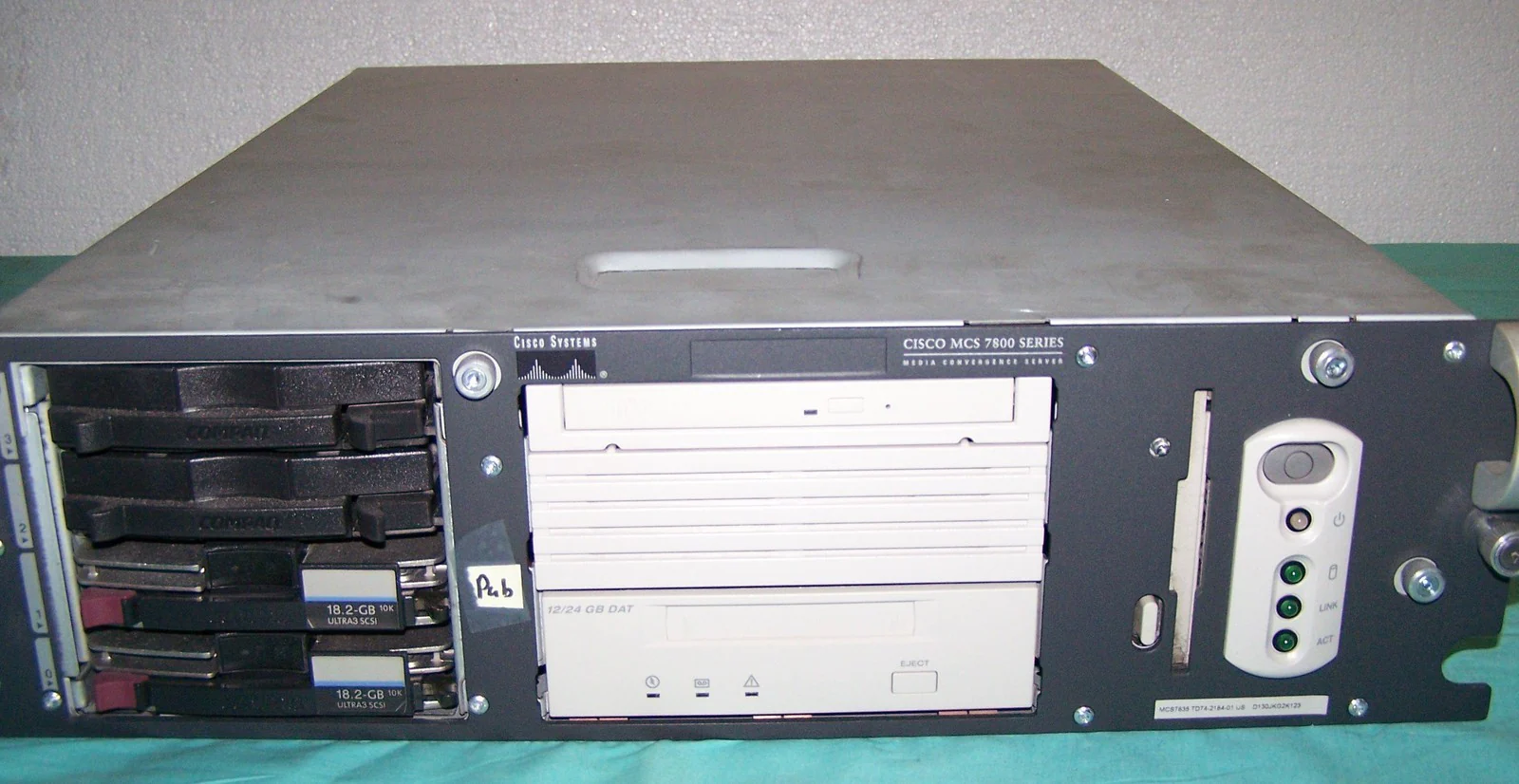 CISCO SYSTEMS  7835 4 BAY SERVER 7800 SERIES MEDIA CONVERGENCE SERIES