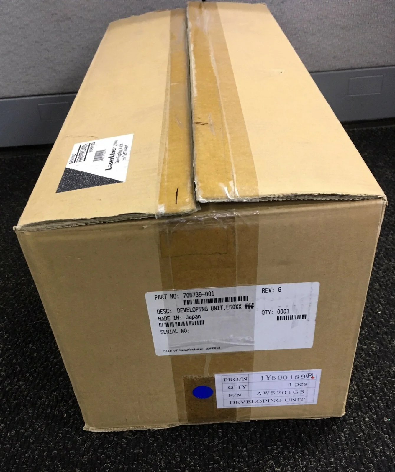 NEW – PRINTRONIX LASERLINE SUPPLIES 705739-01 REV G DEVELOPING UNIT L5000