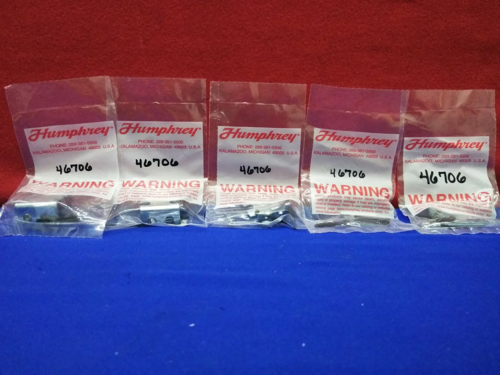 LOT OF 5 – HUMPRHEY 46706 MOUNTING BRACKET