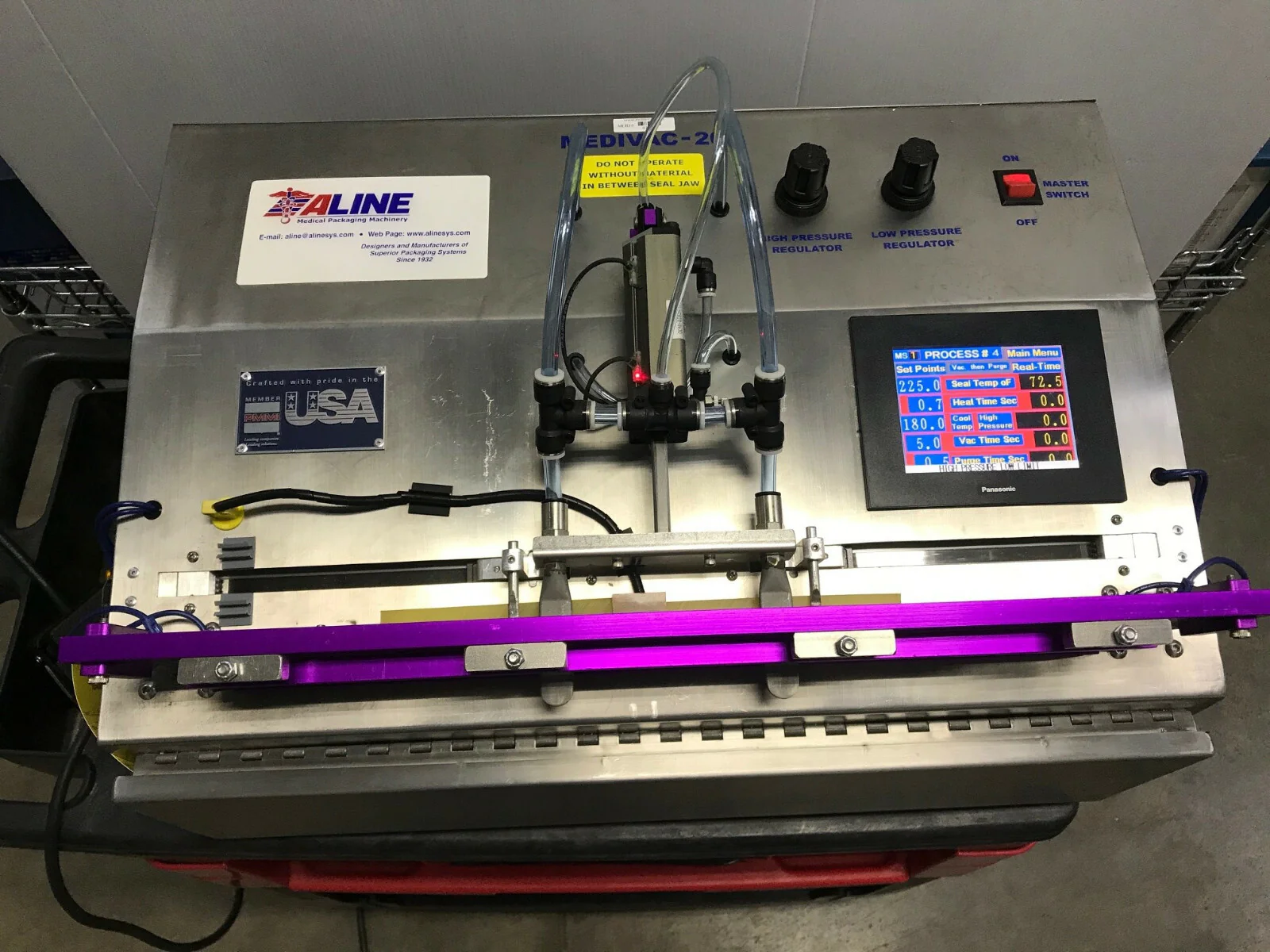 ALINE MEDIV-20 BAG SEALER 120V  HEAVY DUTY 20″ MEDICAL IMPULSE SEALER