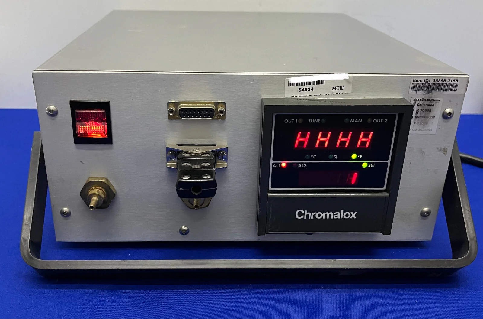 CHROMALOX SIMCO ID 35368-2158 GAS / NITROGEN / AIR HEATER – PARTS/REPAIR