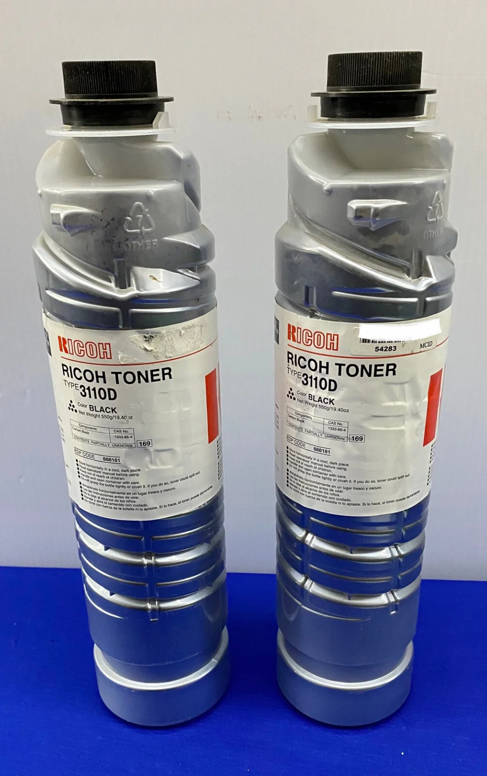 RICOH TONER TYPE 3110D BLACK – NEW/OLD STOCK – 1 LOT QTY 2