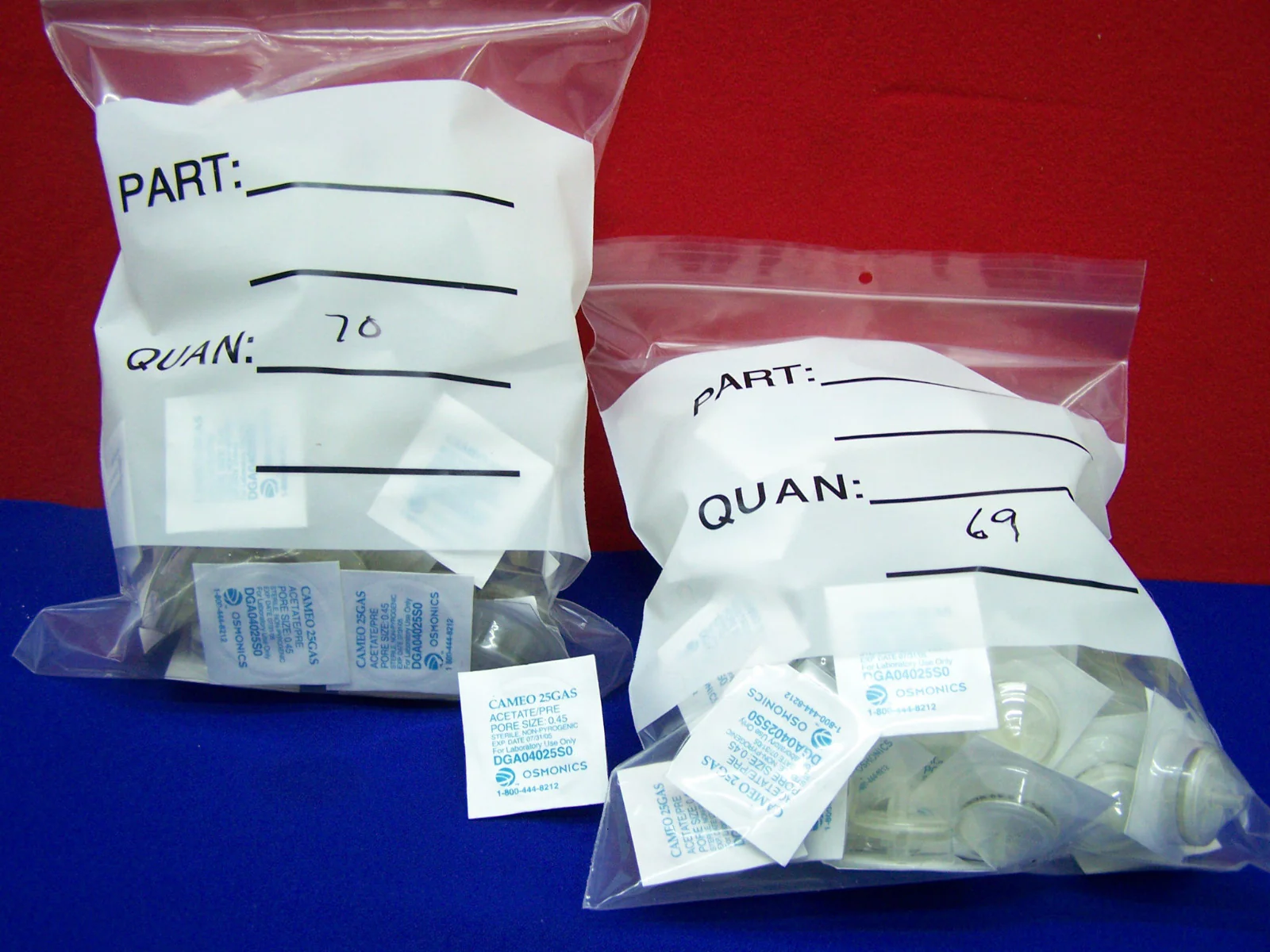 OSMONICS DGA04025S0 CAMEO 25GAS FILTERS