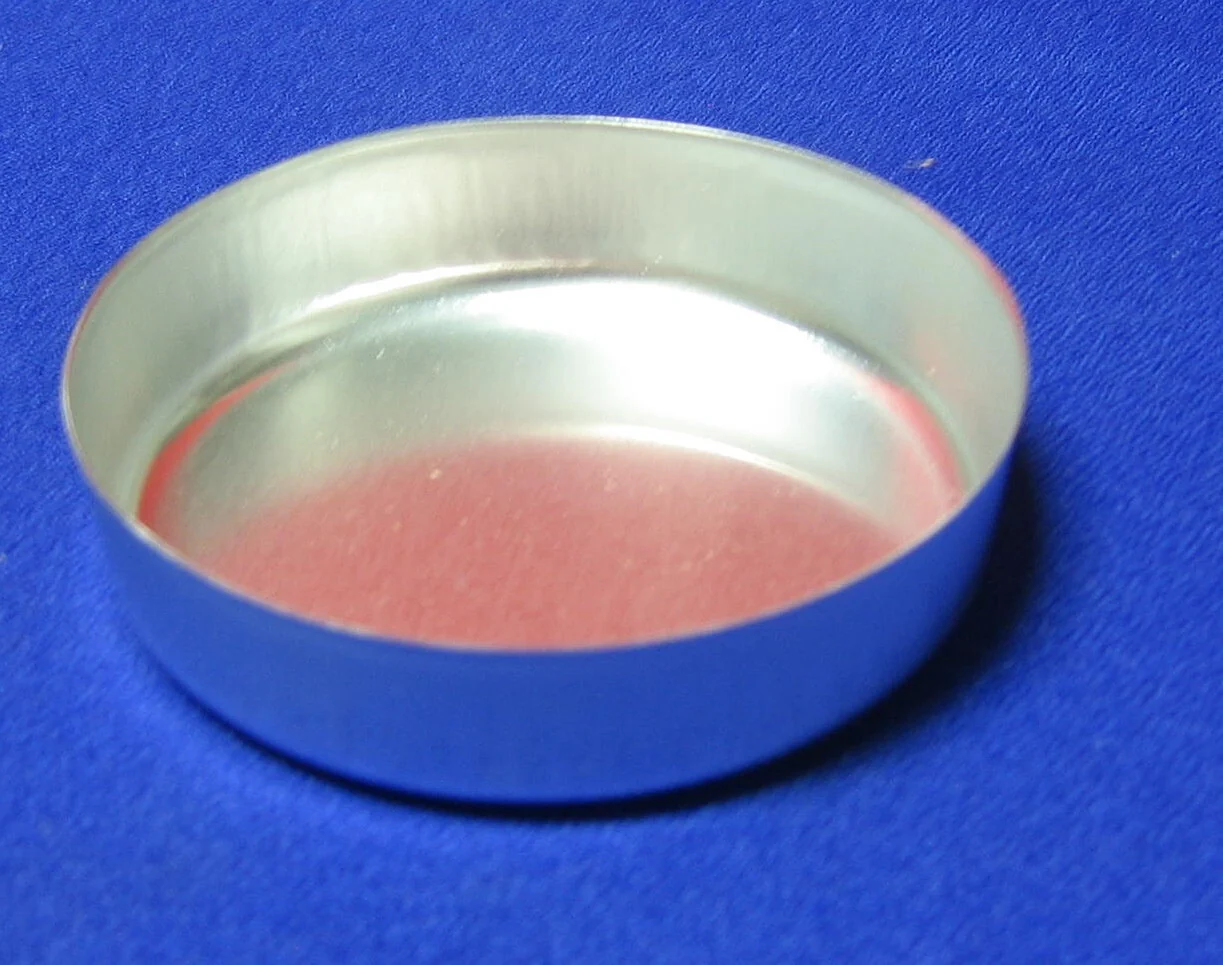 DISPOSABLE ALUMINUM WEIGHING TRAYS, 3″ X .75″, QTY 100