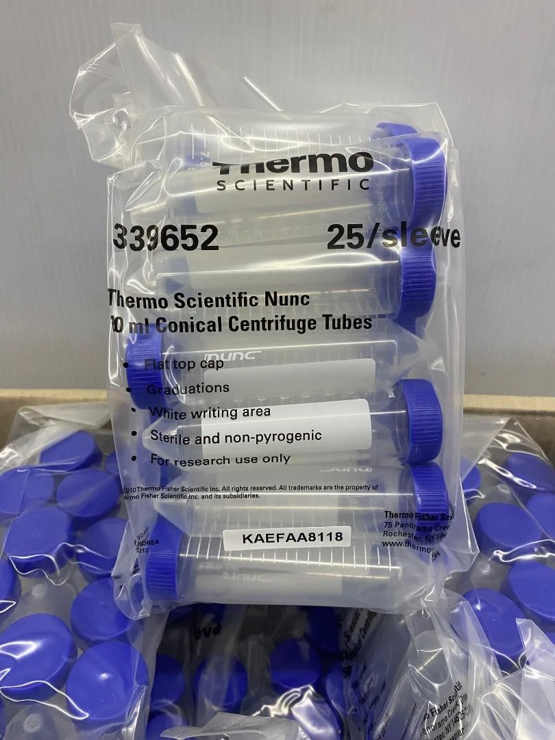 THERMO FISHER NUNC 339652 50mL CONICAL CENTRIFUGE TUBE – 1 CASE OF 500 TUBES