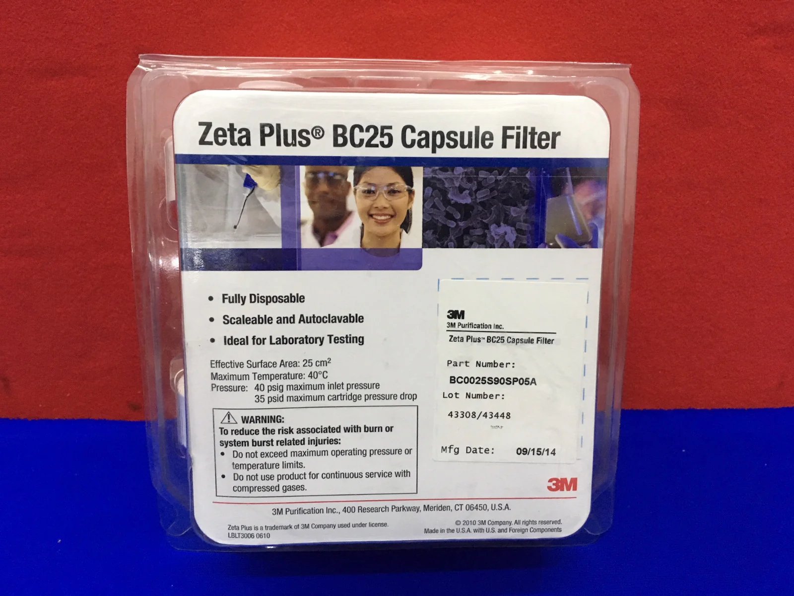 1 PACK OF 4 – 3M BC0025S90SP05A BC25 CAPSULE FILTER