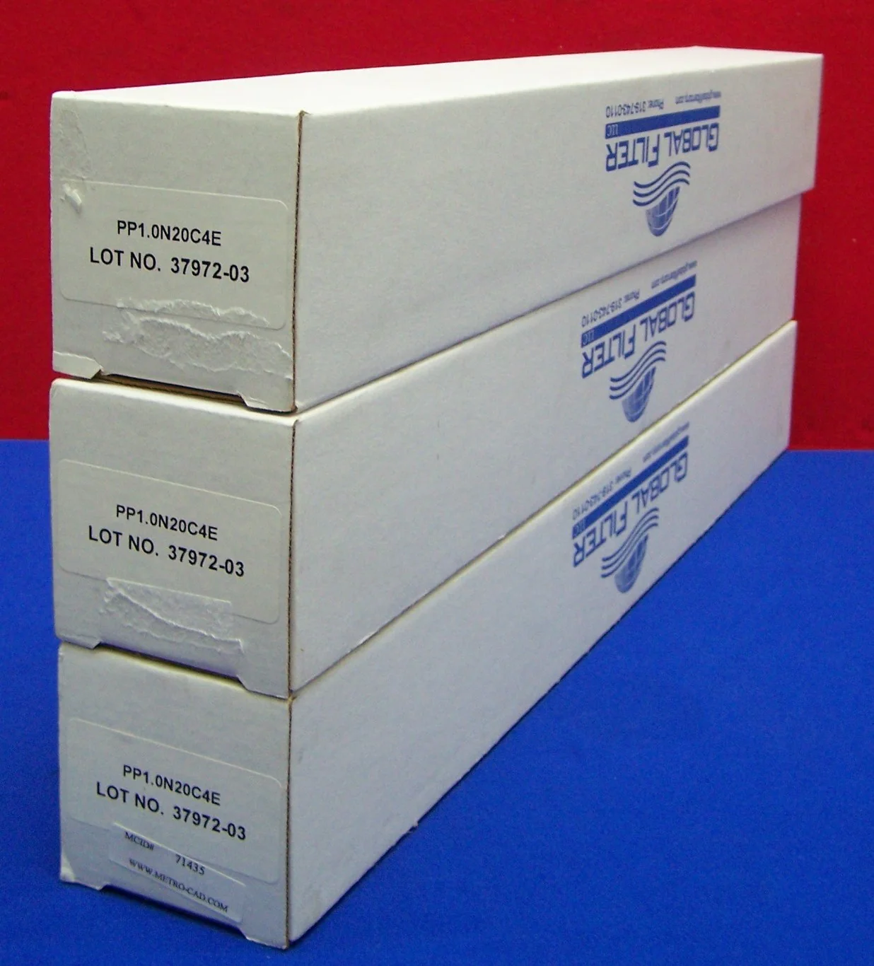 QTY 3 – GLOBAL FILTER PP1.0N20C4E FILTERS